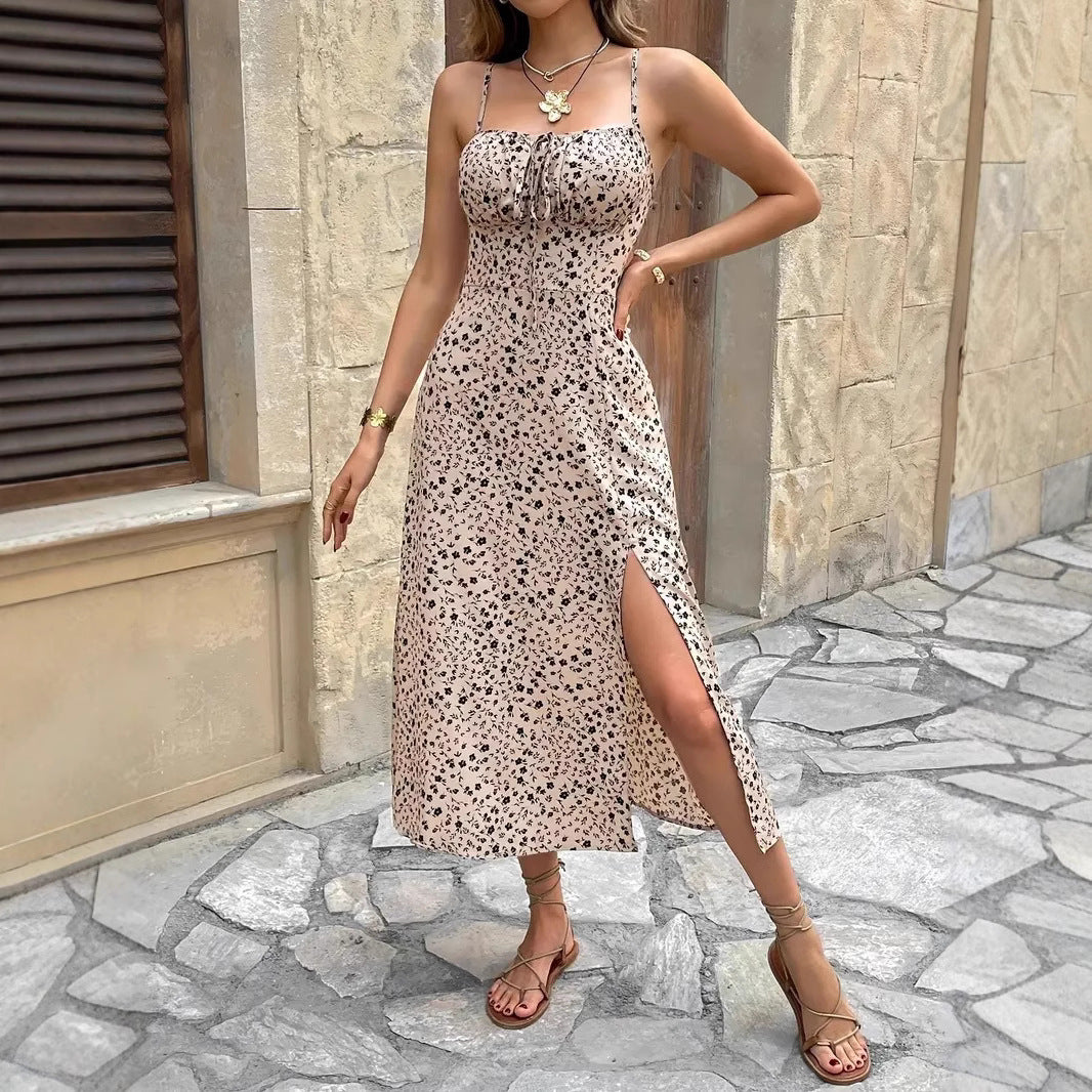 Robe d'été à imprimé floral pour femme