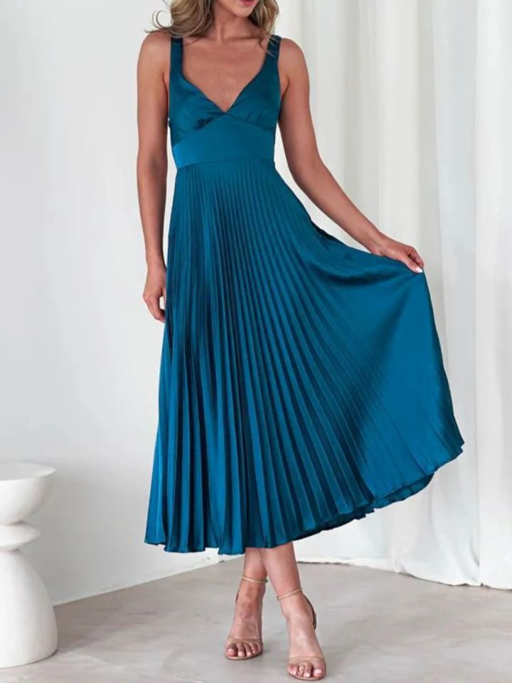 Robe de soirée élégante et sexy à bretelles pliables
