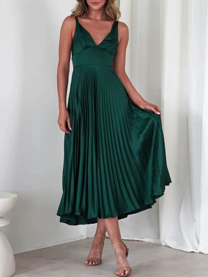 Robe de soirée élégante et sexy à bretelles pliables