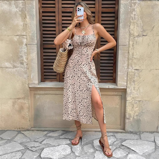 Robe d'été à imprimé floral pour femme